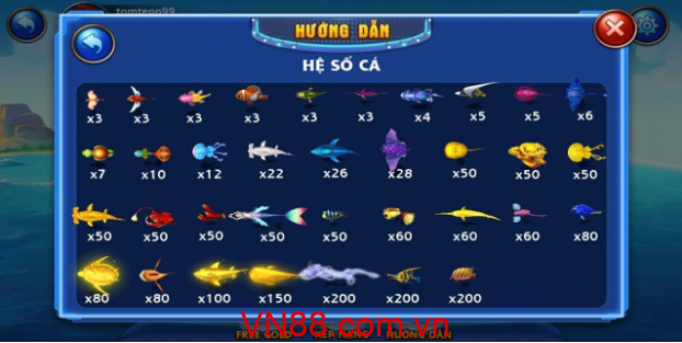 Tính năng nổi bật với hệ số cá dễ hiểu game bắn cá 69 club